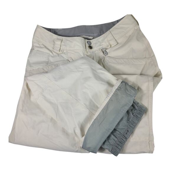 Volcom Cream White Snowboard Ski Snow Pants Adjustable Waist XS 29 - Picture 4 of 8